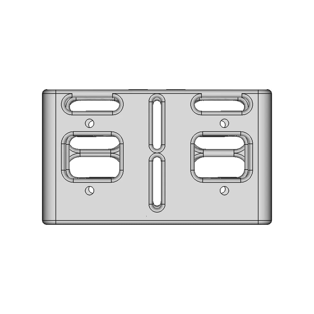 Wall Mount For Uni-T Ut320D And Uni-T Ut373 - Standard Mechanical Component_90_0_degree_snapshot