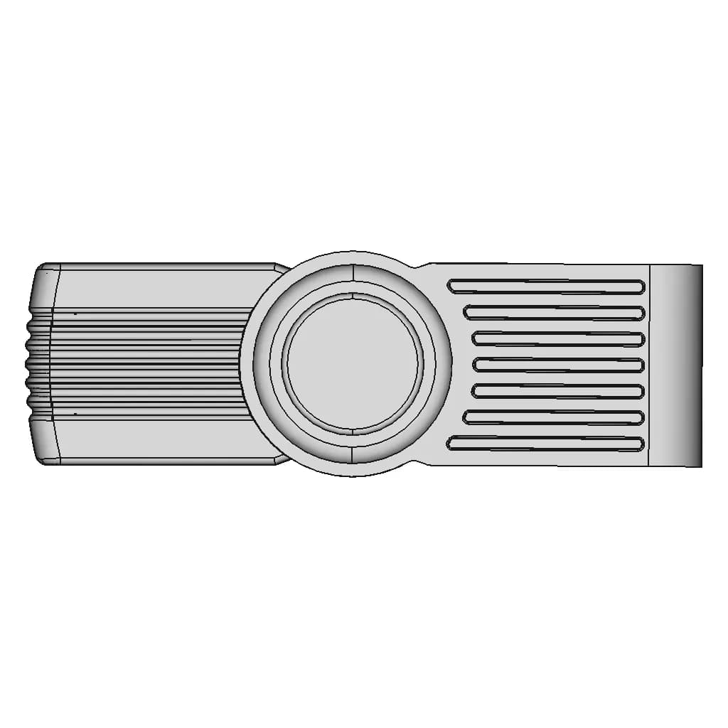 Kingston Flash Drive | 3D Engineering Design File_270_0_degree_snapshot