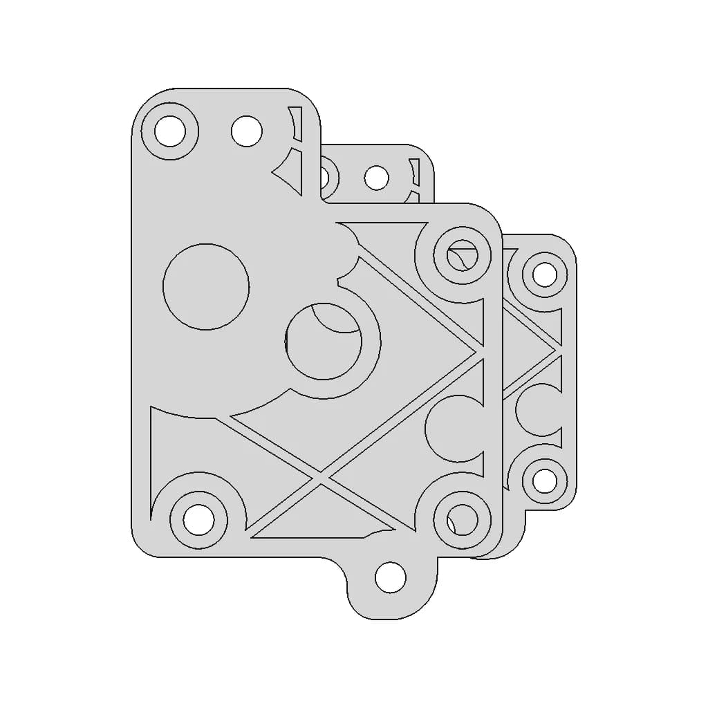 Qidi 4 Plus Parts | High-Quality CAD Model_0_90_degree_snapshot