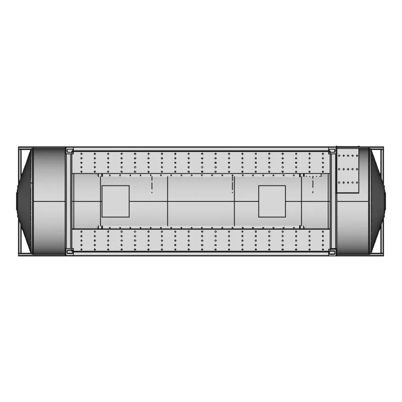 20Ft Iso Container Tank (34M3) - Downloadable CAD Representation