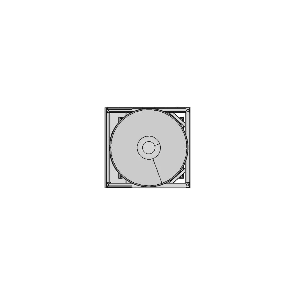 20Ft Iso Container Tank (34M3) - Downloadable CAD Representation_0_270_degree_snapshot