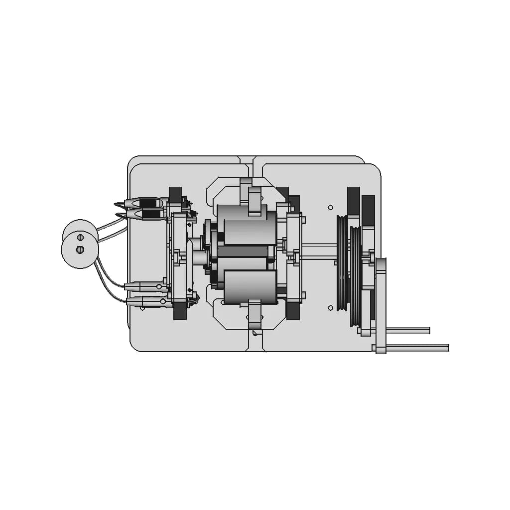 Generator Stem (Máy Phát Điện) | 3D Engineering Design File_270_0_degree_snapshot
