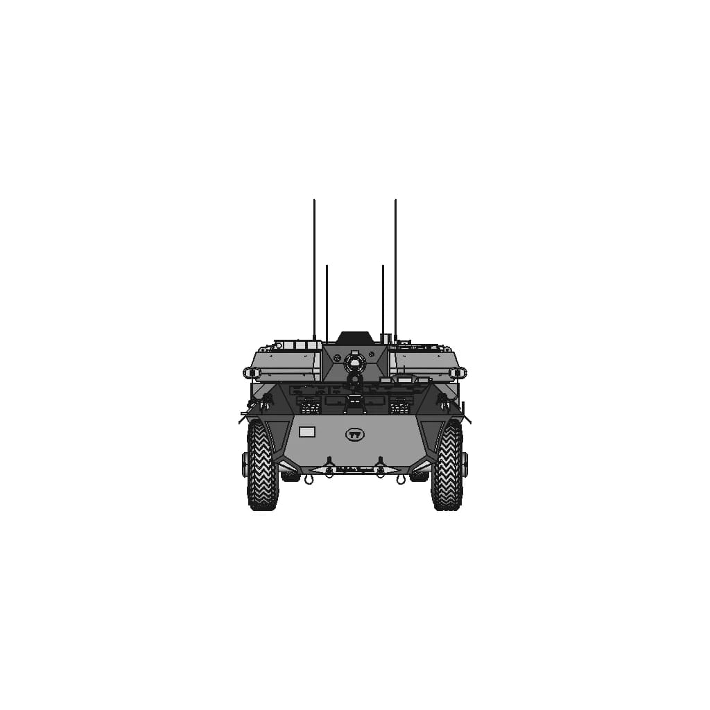 Centauro B1 Tank - Downloadable CAD Representation_90_0_degree_snapshot