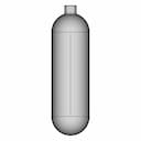 Bloc Carbone Plongée 6.8L 300 Bars | High-Quality CAD Model_0_0_degree_snapshot