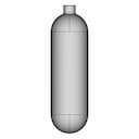 Bloc Carbone Plongée 6.8L 300 Bars | High-Quality CAD Model_0_90_degree_snapshot