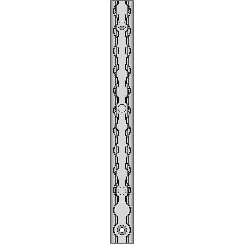 Us Cargo Logistic Track Airline Cargo Rail | High-Quality CAD Model_270_0_degree_snapshot