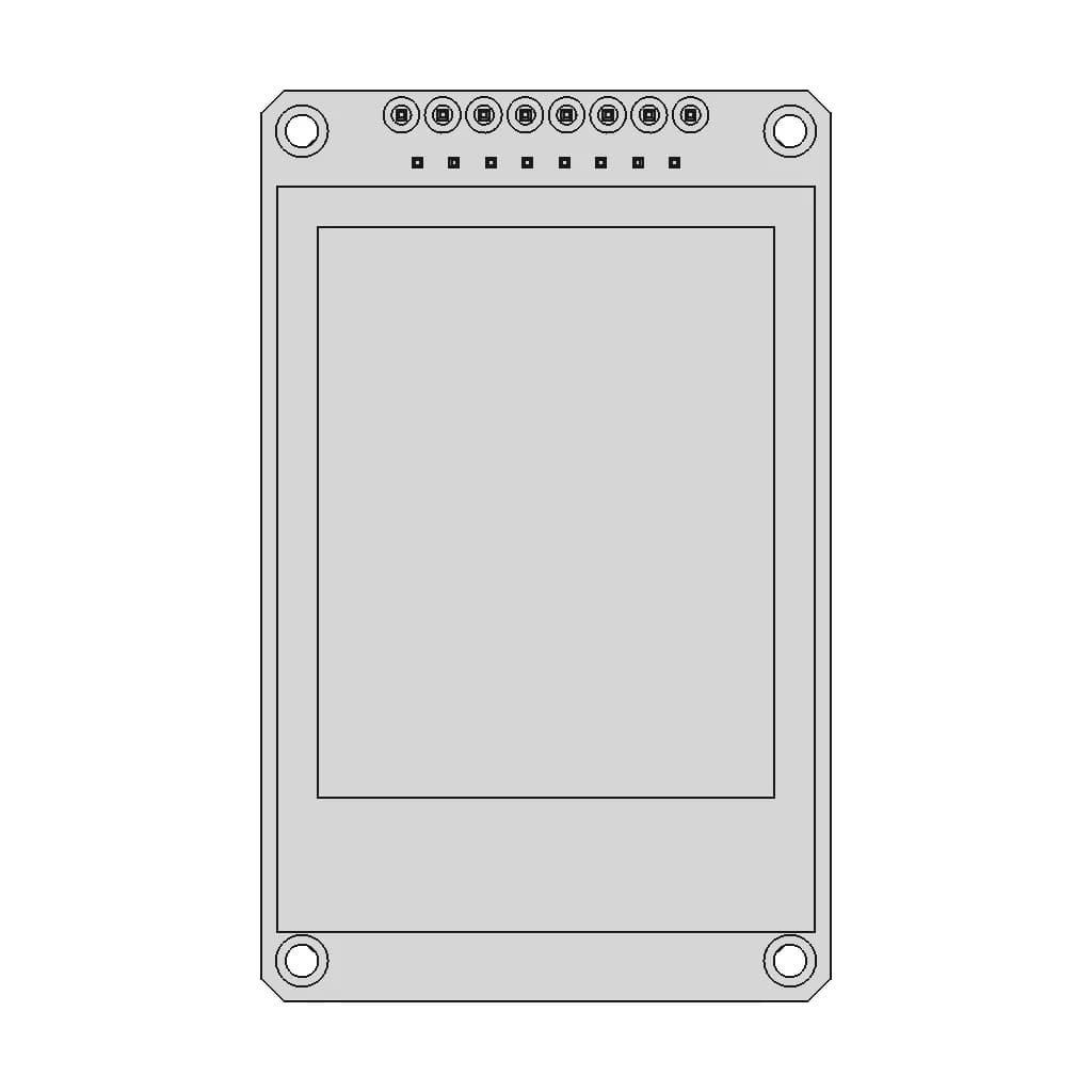 St7735 1.8" - Downloadable CAD Representation_270_0_degree_snapshot