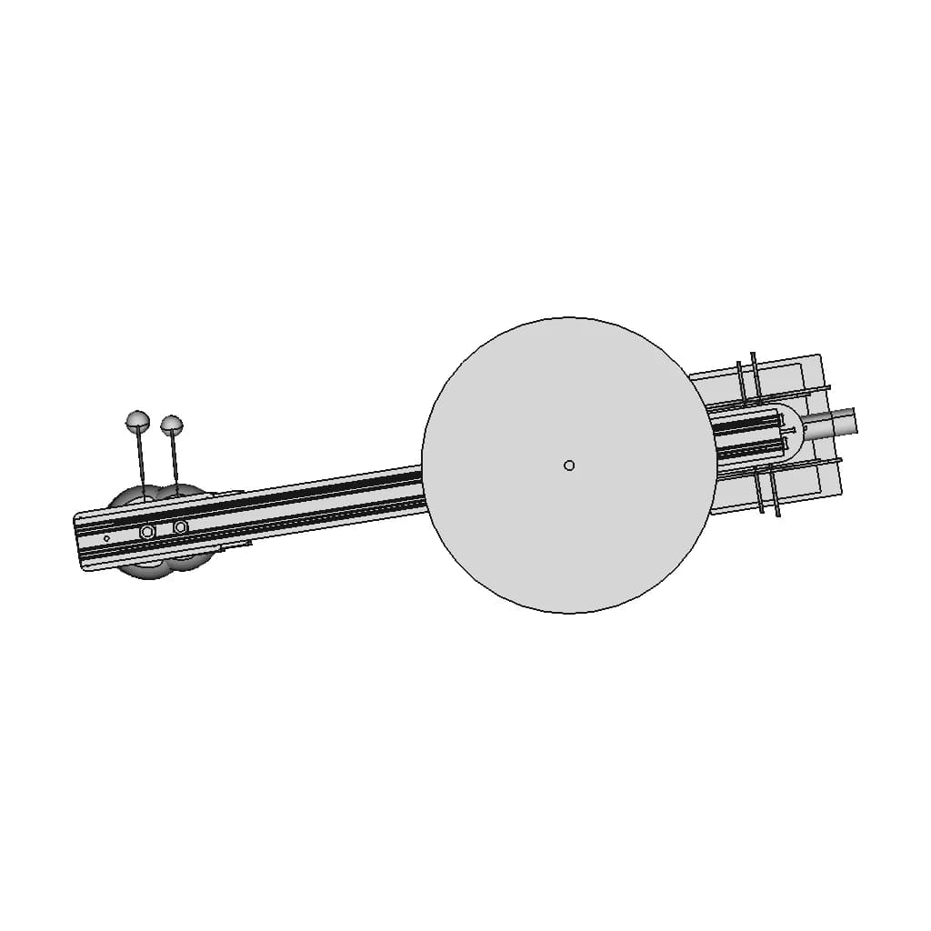 Solar System Stem (Mô Hình Hệ Mặt Trời) | High-Quality CAD Model_0_0_degree_snapshot