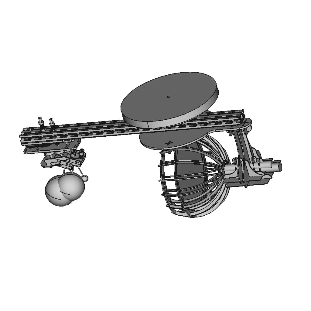 Solar System Stem (Mô Hình Hệ Mặt Trời) | High-Quality CAD Model_60_30_degree_snapshot