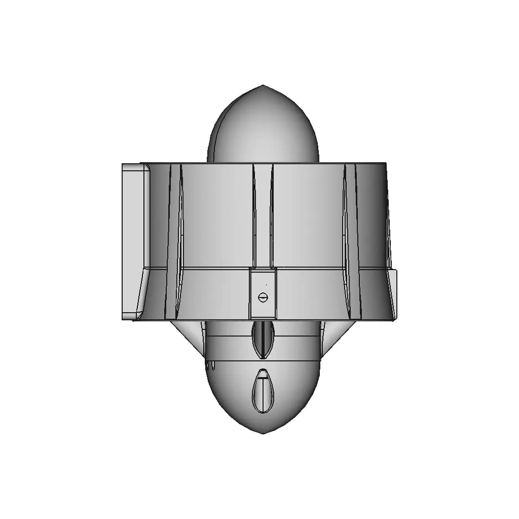 Rov Underwater Truster M060 - Downloadable CAD Representation_0_90_degree_snapshot