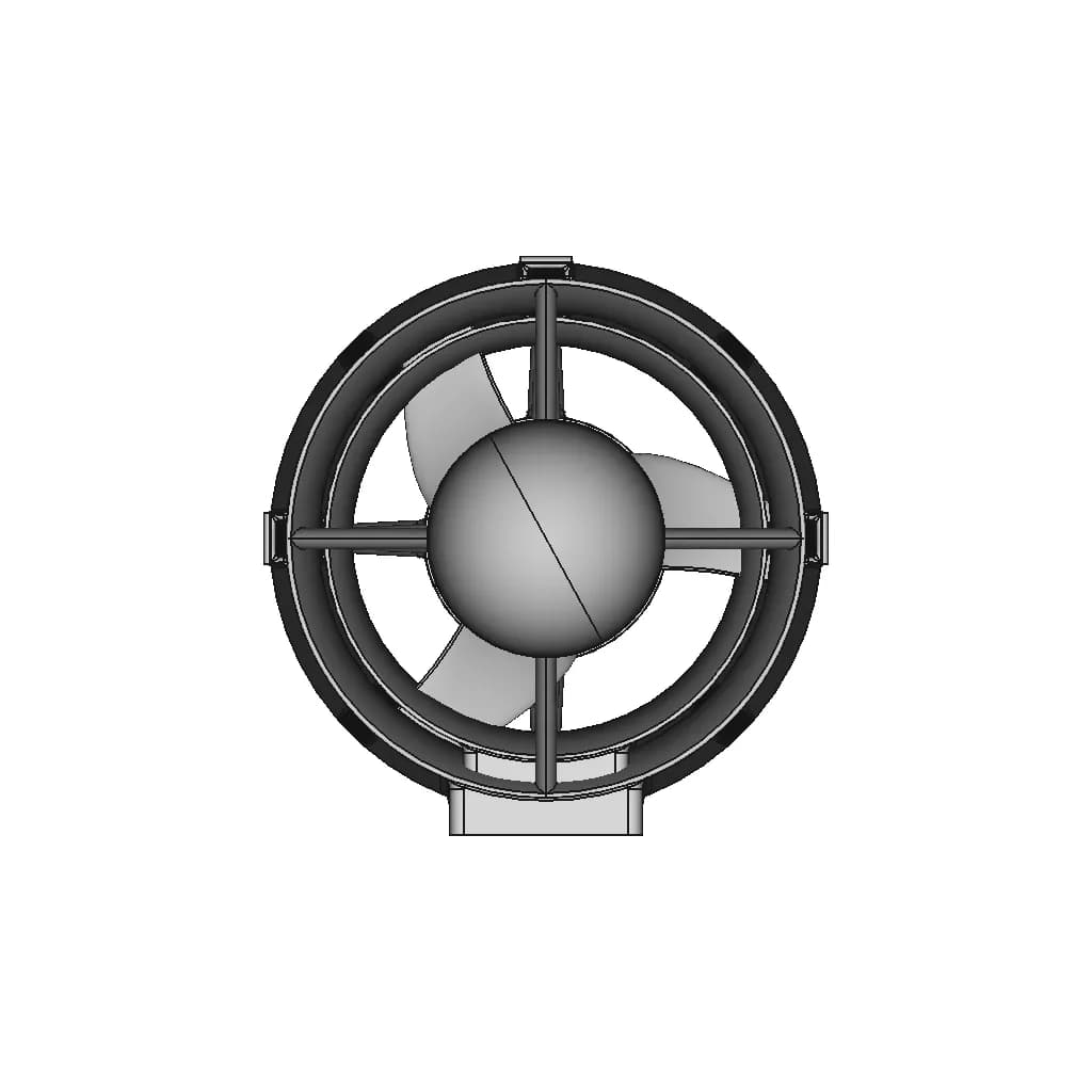 Rov Underwater Truster M060 - Downloadable CAD Representation_270_0_degree_snapshot