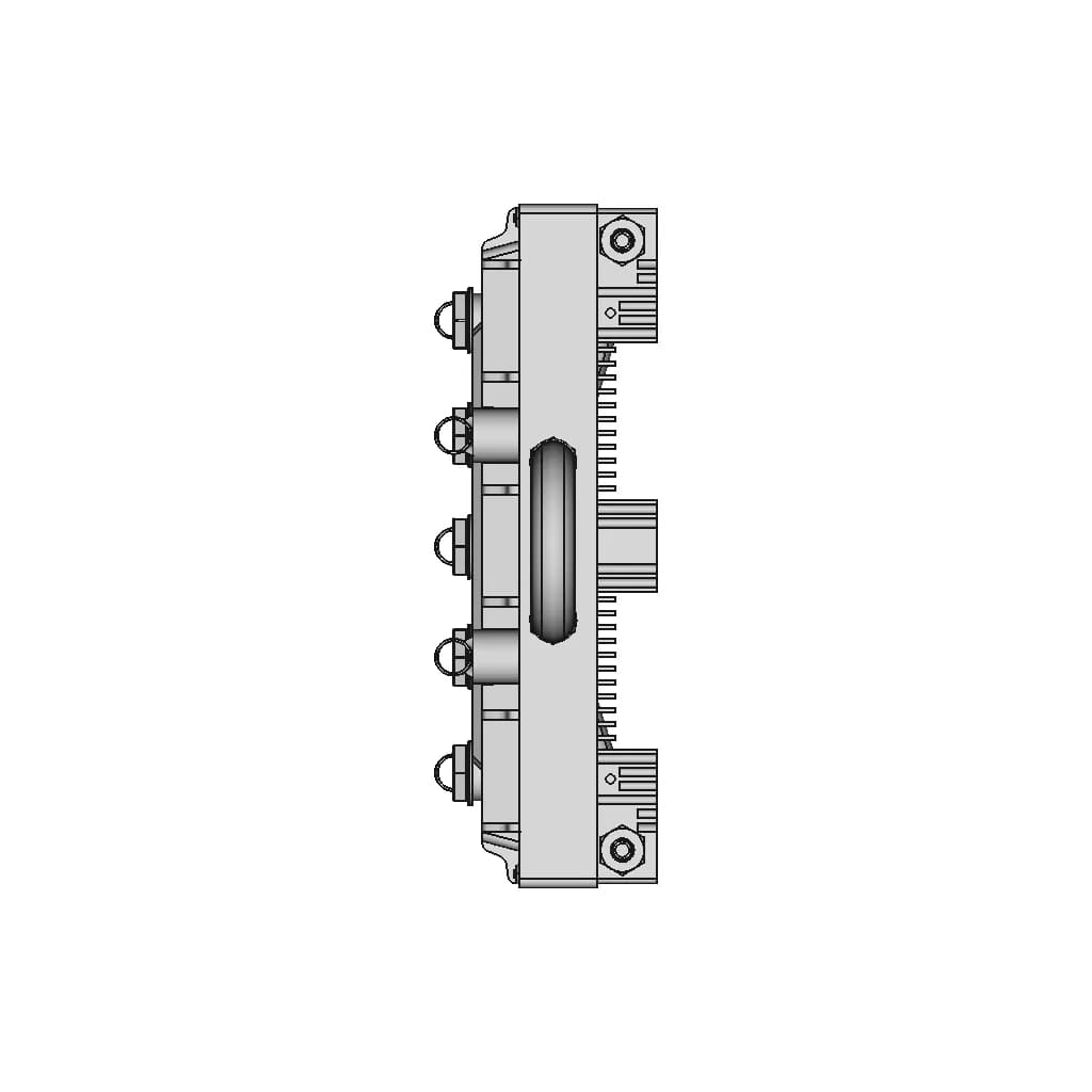 Maytech Mtspf7.5Hk 300A 75V Based On V75/300 Superesc Watercooled Speed Controller | High-Quality CAD Model_0_90_degree_snapshot