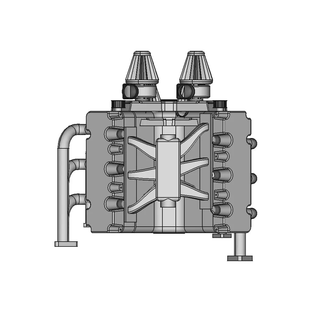 V6 Engine Design | 3D Engineering Design File_0_90_degree_snapshot