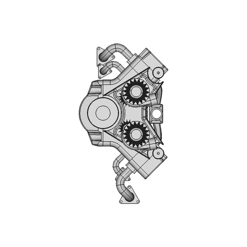 V6 Engine Design | 3D Engineering Design File_270_0_degree_snapshot