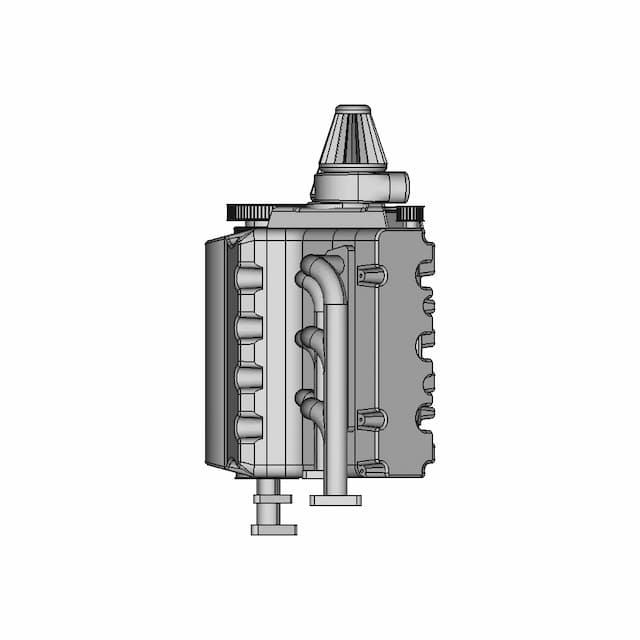 V6 Engine Design | High-Quality CAD Model