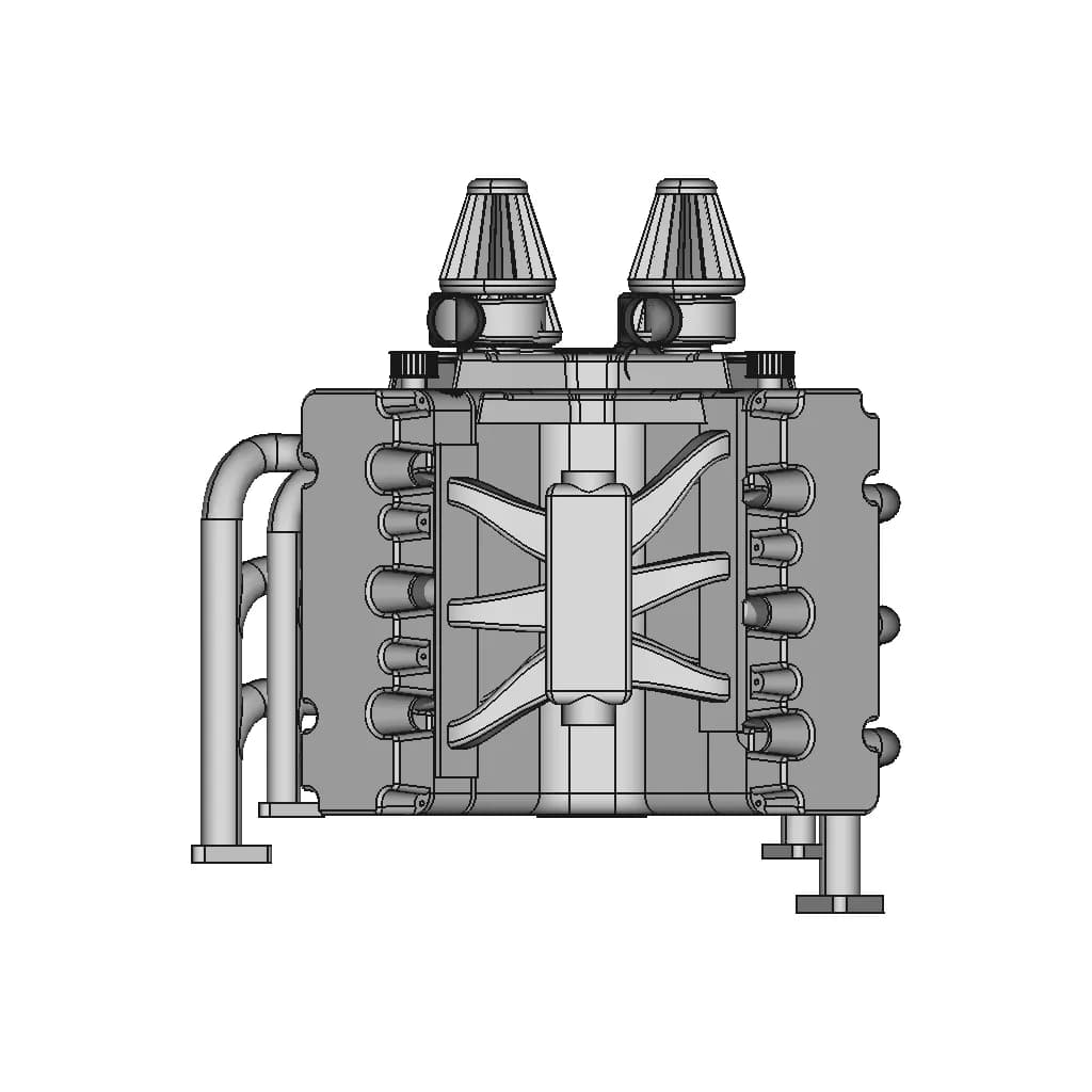 V6 Engine Design | High-Quality CAD Model_0_90_degree_snapshot