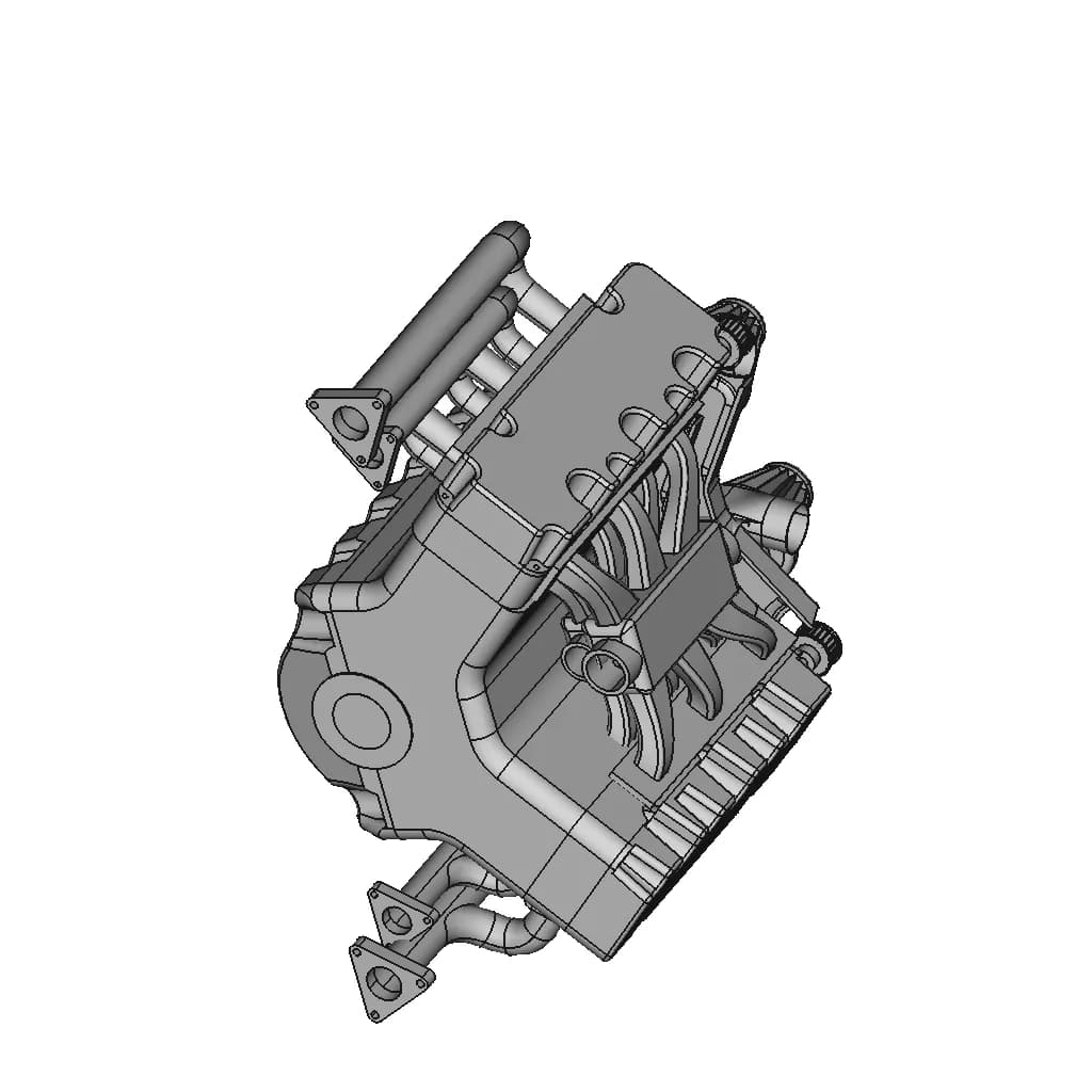 V6 Engine Design | High-Quality CAD Model_60_30_degree_snapshot