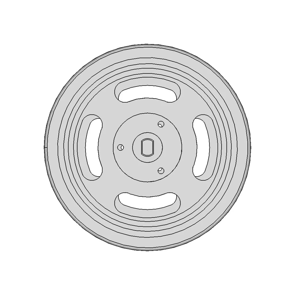Whele D70X10 - Downloadable CAD Representation_0_90_degree_snapshot