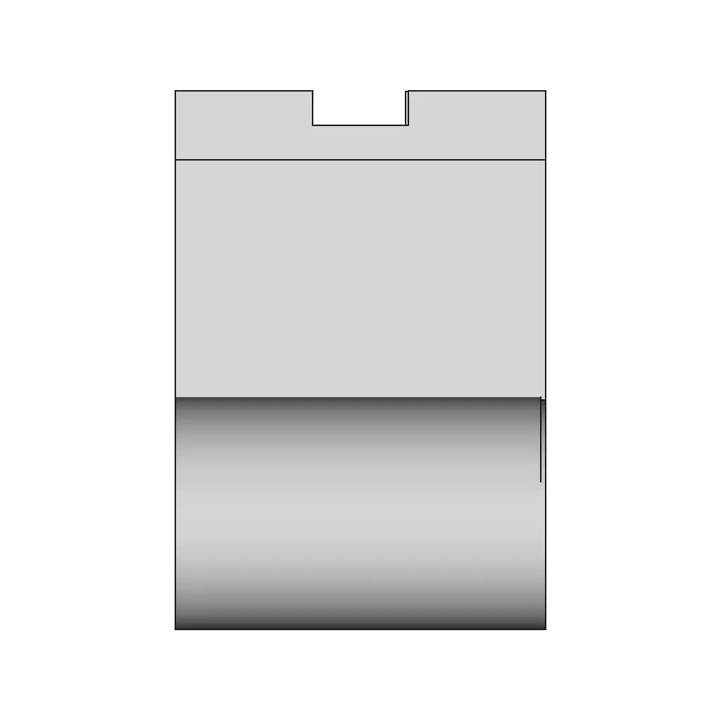 Hinge Bracket With Cylindrical Mount - Downloadable CAD Representation_270_0_degree_snapshot