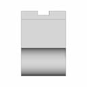 Hinge Bracket With Cylindrical Mount - Downloadable CAD Representation_270_0_degree_snapshot