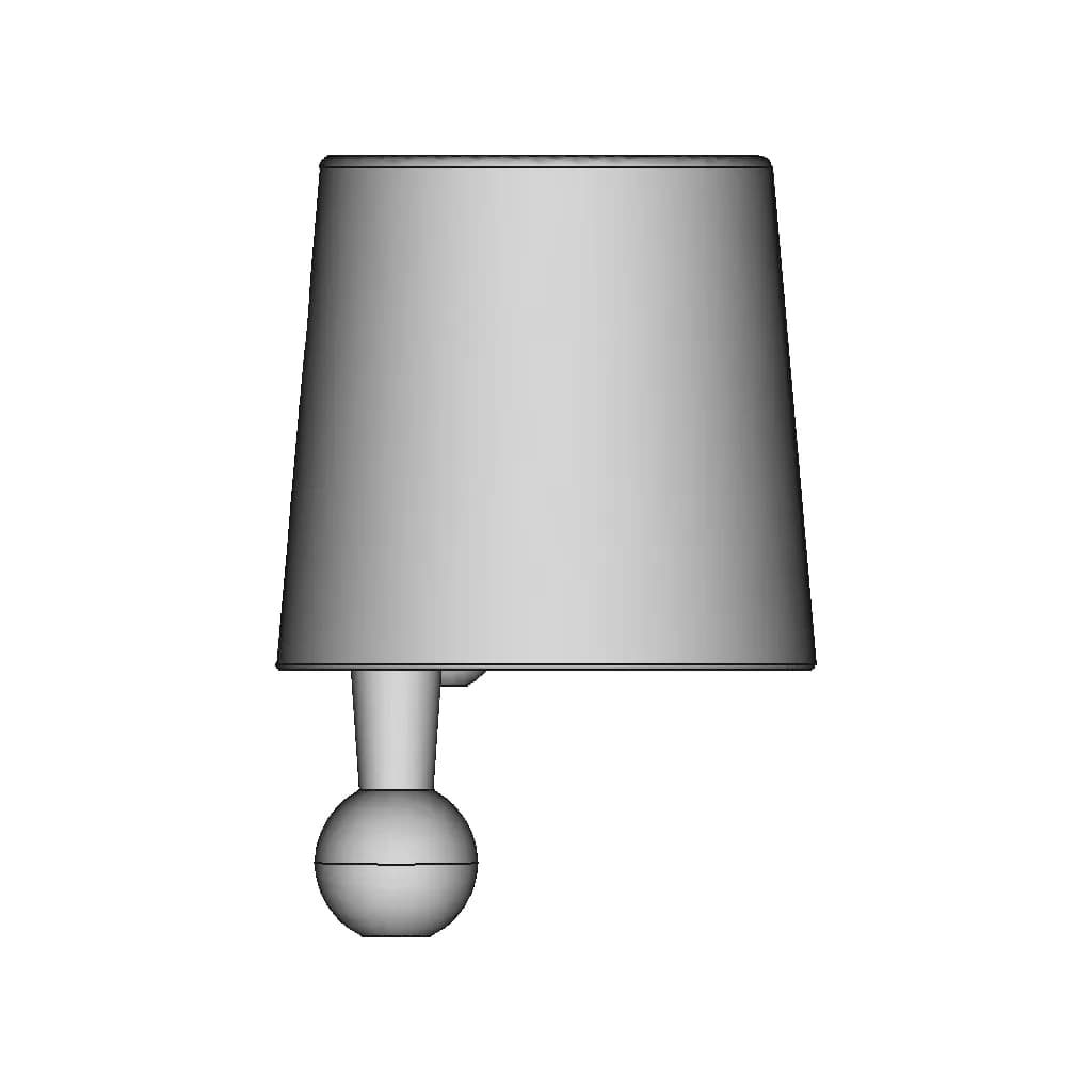 Ball Mount To Fit To Cup Holder - Standard Mechanical Component_270_0_degree_snapshot