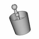 Ball Mount To Fit To Cup Holder - Standard Mechanical Component_60_30_degree_snapshot