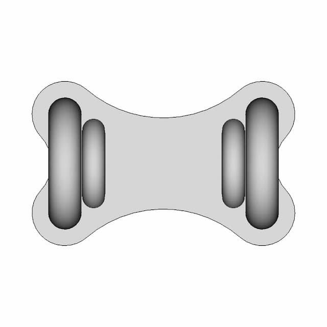 Double-Loop Anchor Bracket – Versatile Mounting Component - Standard Mechanical Component