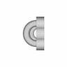Double-Loop Anchor Bracket – Versatile Mounting Component - Standard Mechanical Component_0_90_degree_snapshot