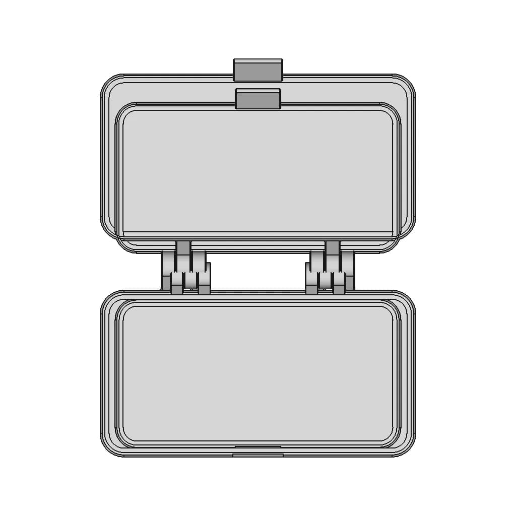 Box With Hinges For 3D Printing | 3D Engineering Design File_0_0_degree_snapshot