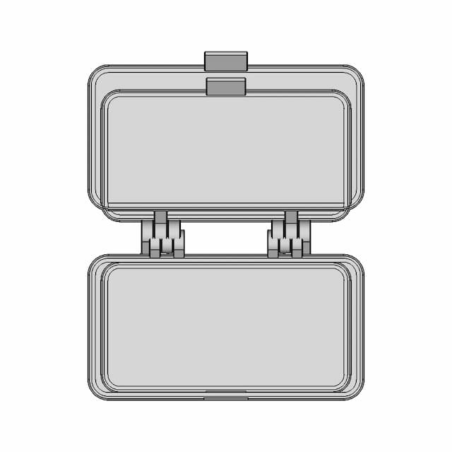 Box With Hinges For 3D Printing | 3D Engineering Design File