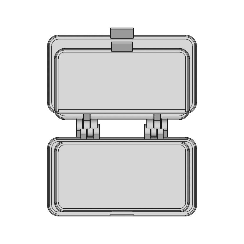 Box With Hinges For 3D Printing | 3D Engineering Design File