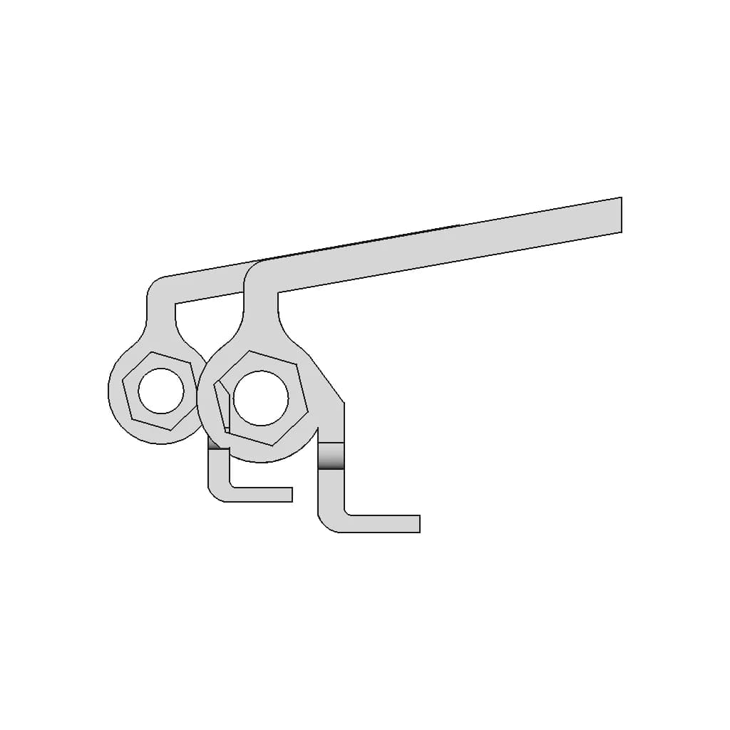 Lidl Monitor Ligth Bar Support | High-Quality CAD Model_0_90_degree_snapshot