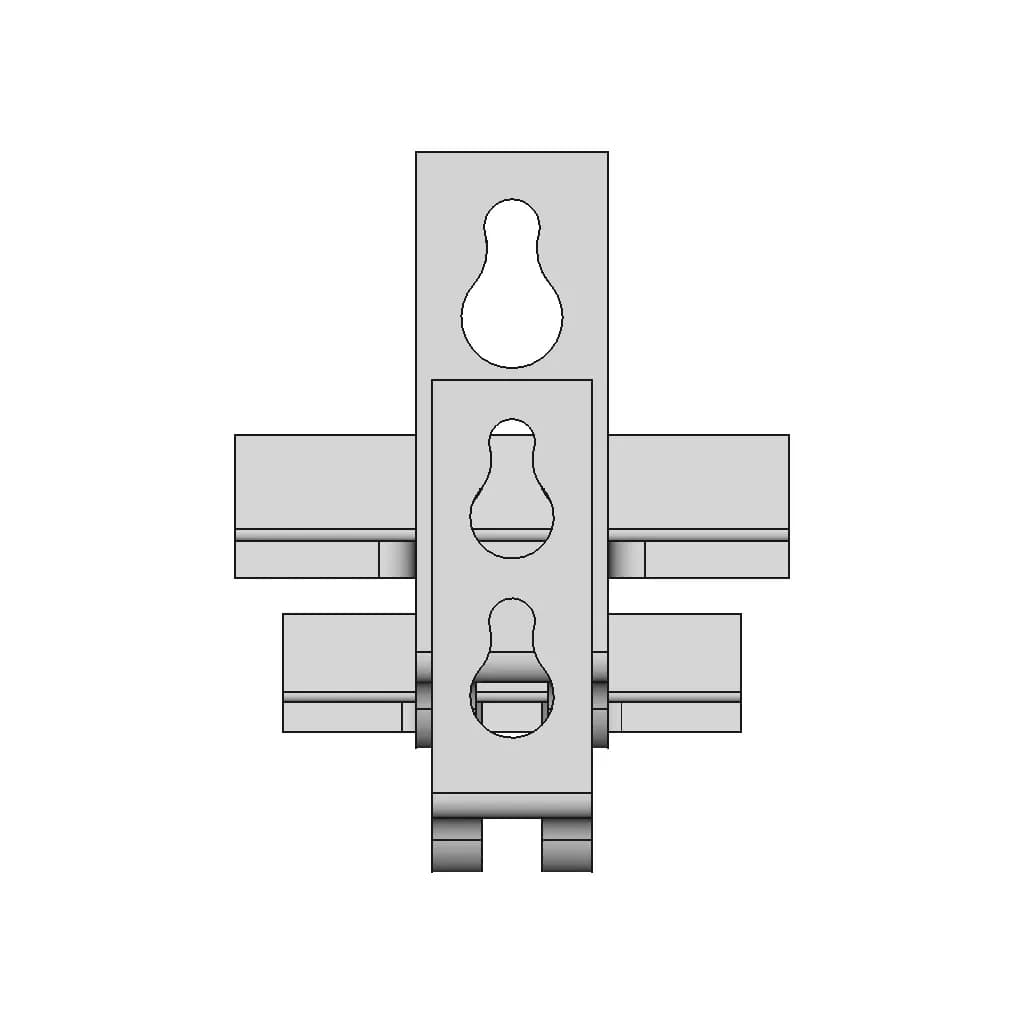 Lidl Monitor Ligth Bar Support | High-Quality CAD Model_270_0_degree_snapshot