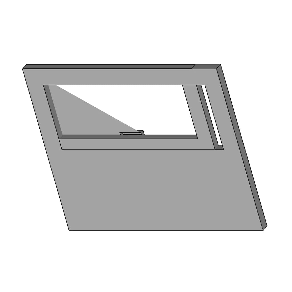 Car Door - Downloadable CAD Representation_60_30_degree_snapshot