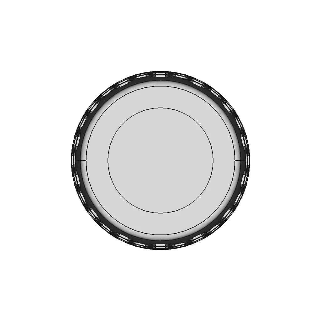 Honeycomb Vase - Standard Mechanical Component_90_0_degree_snapshot