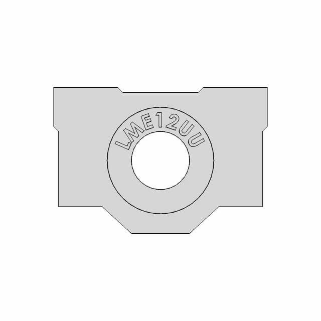 Sce12Uu / Sc12Uu Linear Bearing Block | 12Mm Inner Diameter Linear Ball Bearing - Standard Mechanical Component