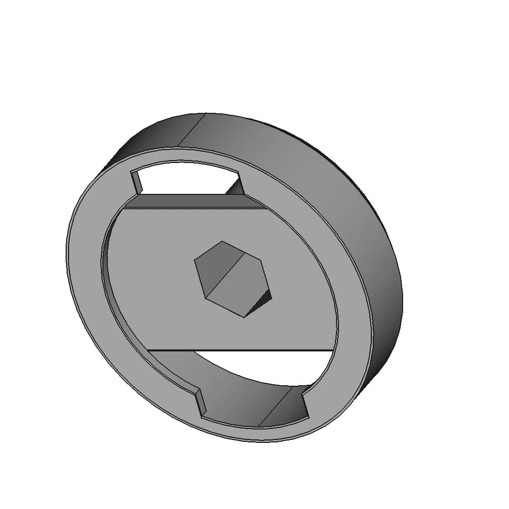 Fl510 Bike Light Support Piece | High-Quality CAD Model_60_30_degree_snapshot