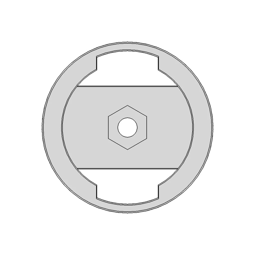 Fl510 Bike Light Support Piece | High-Quality CAD Model_90_0_degree_snapshot