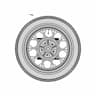 1931 Ford Model A Wheel And Tire - 1/3 Scale | High-Quality CAD Model_0_270_degree_snapshot