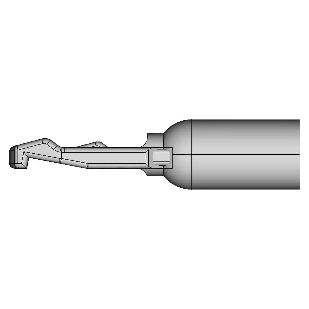12V Anderson Connector - Downloadable CAD Representation_0_270_degree_snapshot