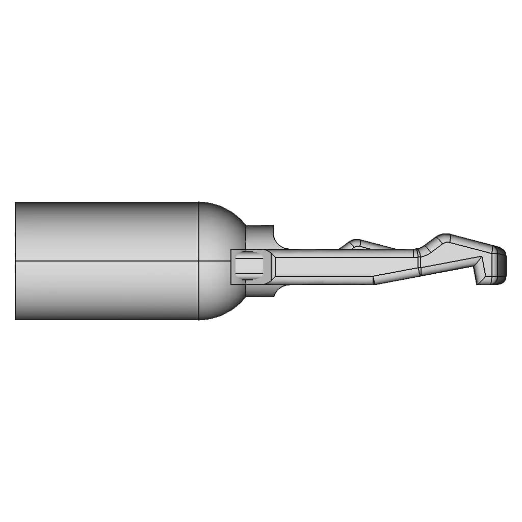 12V Anderson Connector - Downloadable CAD Representation_0_90_degree_snapshot
