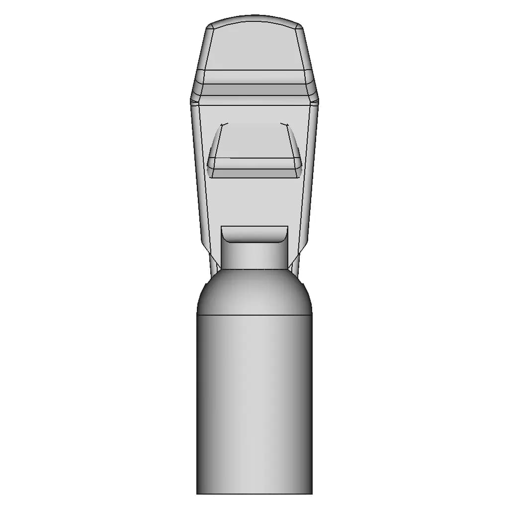 12V Anderson Connector - Downloadable CAD Representation_270_0_degree_snapshot