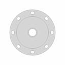 Heavy-Duty Mechanical Flange For Secure Mounting | High-Quality CAD Model_0_0_degree_snapshot