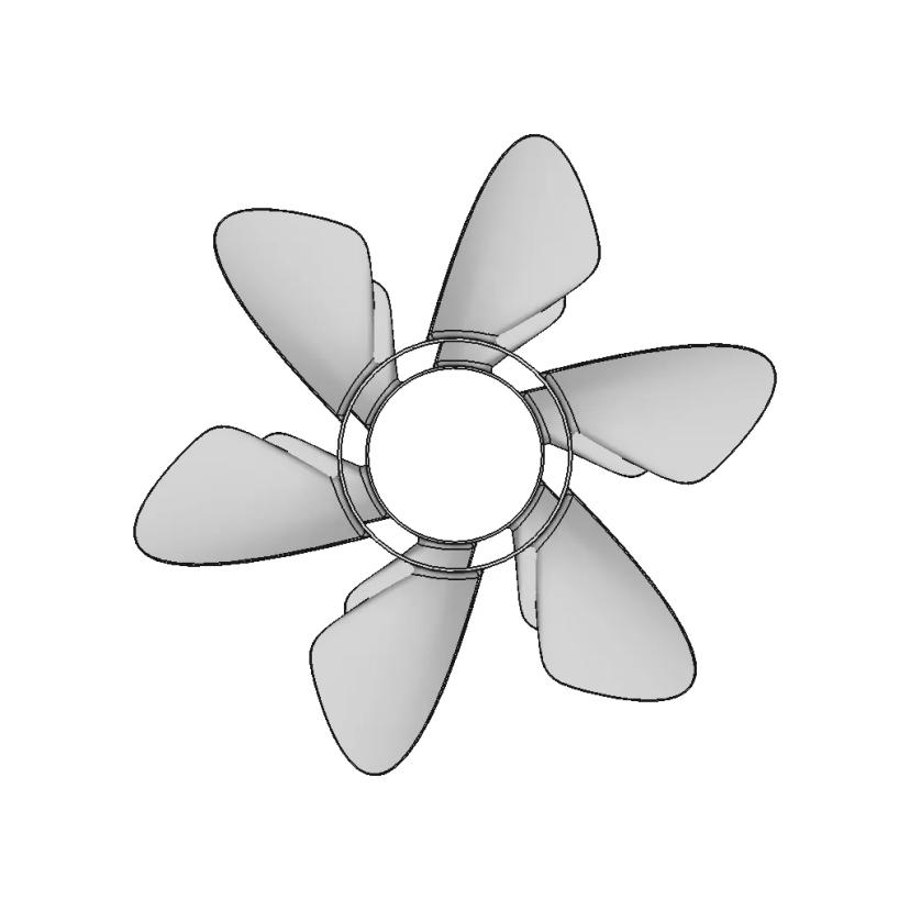 Radiator Fan | High-Quality CAD Model