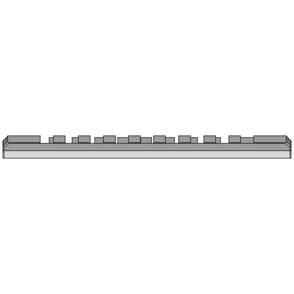 Picatinny Rail With 115Mm Length - Standard Mechanical Component_0_0_degree_snapshot