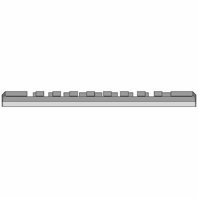 Picatinny Rail With 115Mm Length - Standard Mechanical Component