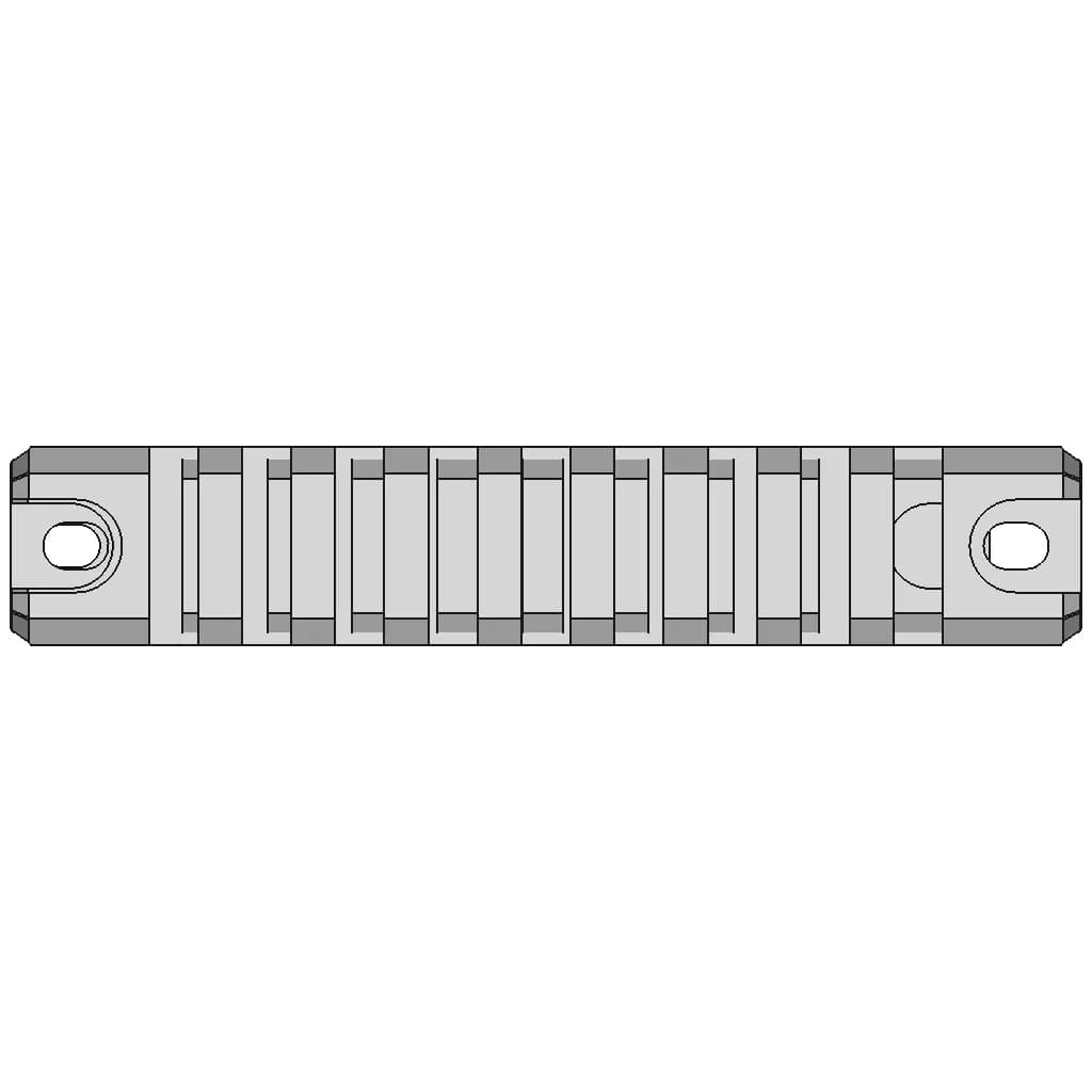 Picatinny Rail With 115Mm Length - Standard Mechanical Component_270_0_degree_snapshot