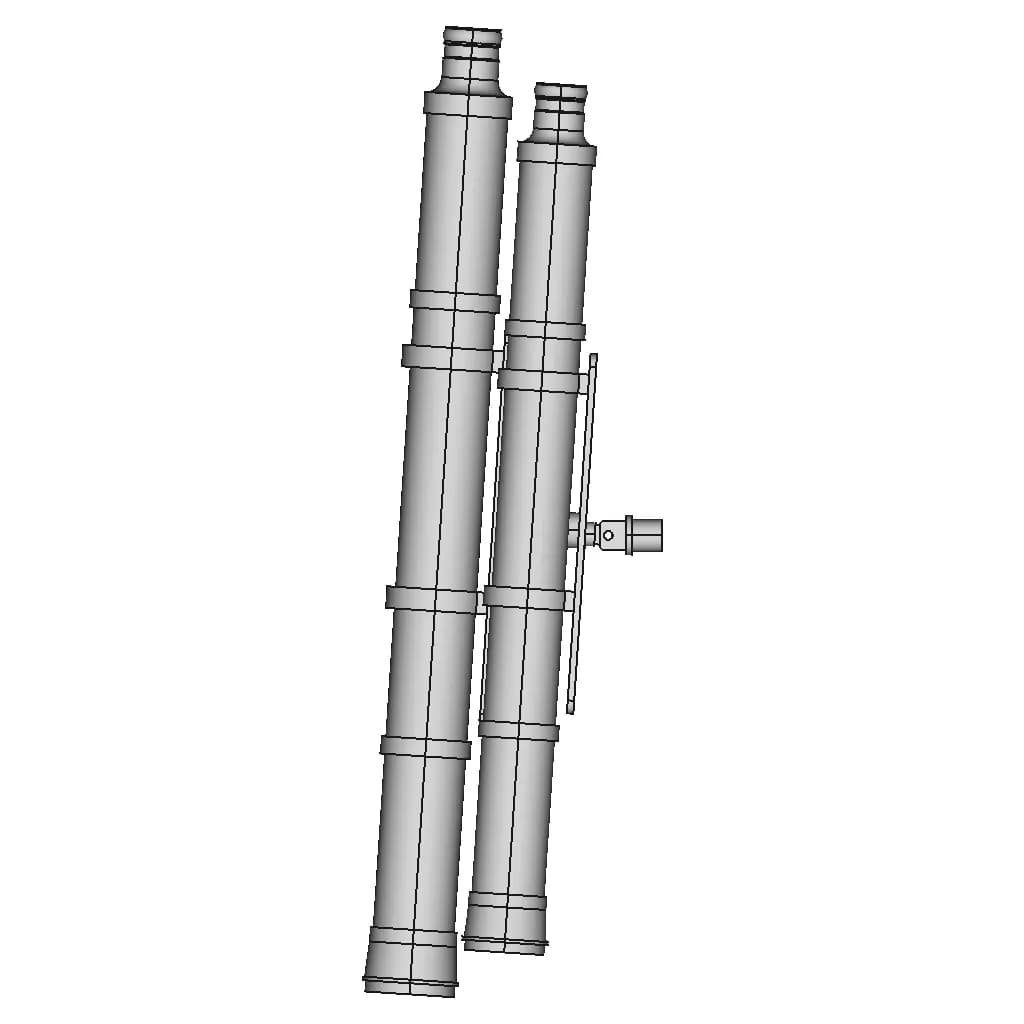 Ancient Telescope - Downloadable CAD Representation_0_90_degree_snapshot