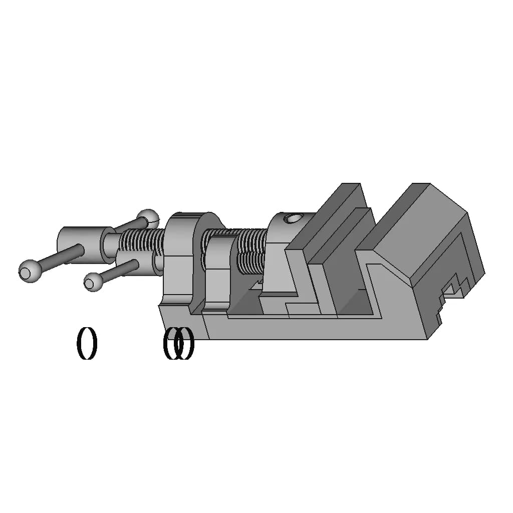 Bench Vise Design – Fusion 360 | High-Quality CAD Model_60_30_degree_snapshot