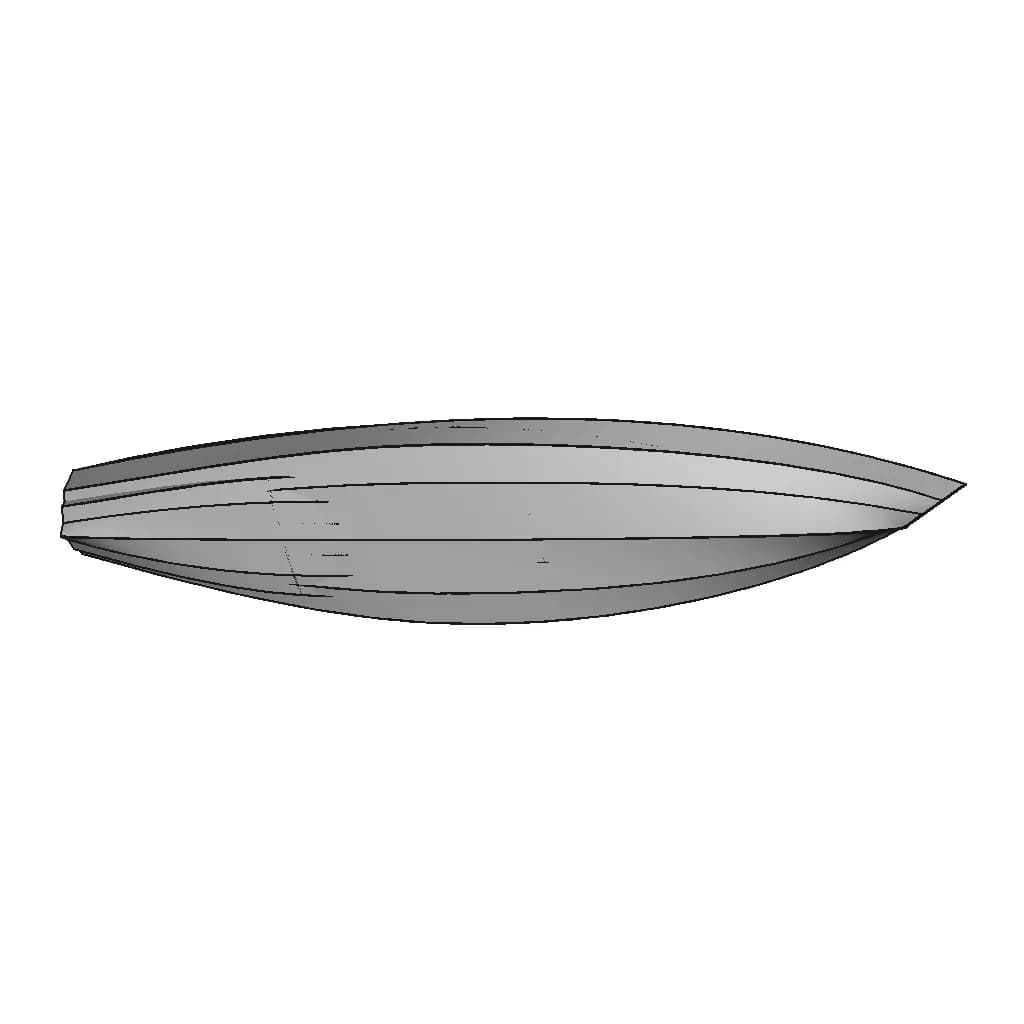Tchalba Kayak - Downloadable CAD Representation_60_30_degree_snapshot